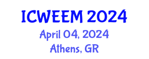 International Conference on Water, Energy and Environmental Management (ICWEEM) April 04, 2024 - Athens, Greece