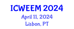International Conference on Water, Energy and Environmental Management (ICWEEM) April 11, 2024 - Lisbon, Portugal