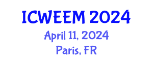 International Conference on Water, Energy and Environmental Management (ICWEEM) April 11, 2024 - Paris, France