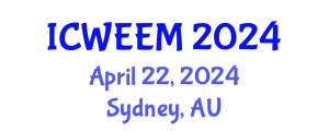 International Conference on Water, Energy and Environmental Management (ICWEEM) April 22, 2024 - Sydney, Australia