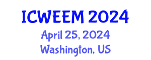 International Conference on Water, Energy and Environmental Management (ICWEEM) April 25, 2024 - Washington, United States