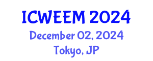 International Conference on Water, Energy and Environmental Management (ICWEEM) December 02, 2024 - Tokyo, Japan