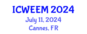 International Conference on Water, Energy and Environmental Management (ICWEEM) July 11, 2024 - Cannes, France
