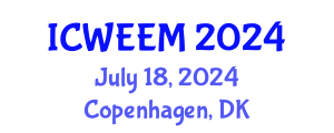 International Conference on Water, Energy and Environmental Management (ICWEEM) July 18, 2024 - Copenhagen, Denmark