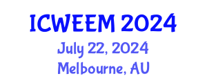 International Conference on Water, Energy and Environmental Management (ICWEEM) July 22, 2024 - Melbourne, Australia