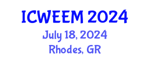 International Conference on Water, Energy and Environmental Management (ICWEEM) July 18, 2024 - Rhodes, Greece