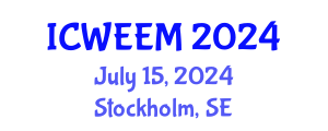 International Conference on Water, Energy and Environmental Management (ICWEEM) July 15, 2024 - Stockholm, Sweden