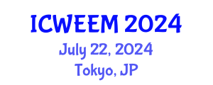 International Conference on Water, Energy and Environmental Management (ICWEEM) July 22, 2024 - Tokyo, Japan