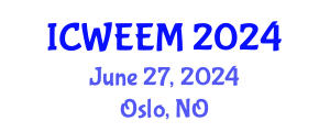 International Conference on Water, Energy and Environmental Management (ICWEEM) June 27, 2024 - Oslo, Norway
