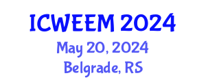International Conference on Water, Energy and Environmental Management (ICWEEM) May 20, 2024 - Belgrade, Serbia