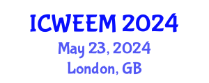 International Conference on Water, Energy and Environmental Management (ICWEEM) May 23, 2024 - London, United Kingdom