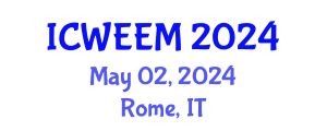 International Conference on Water, Energy and Environmental Management (ICWEEM) May 02, 2024 - Rome, Italy