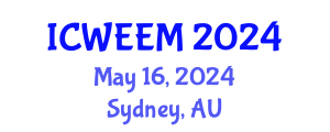 International Conference on Water, Energy and Environmental Management (ICWEEM) May 16, 2024 - Sydney, Australia