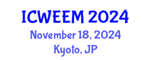 International Conference on Water, Energy and Environmental Management (ICWEEM) November 18, 2024 - Kyoto, Japan
