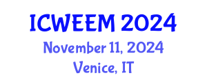 International Conference on Water, Energy and Environmental Management (ICWEEM) November 11, 2024 - Venice, Italy