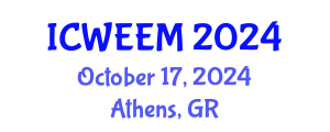 International Conference on Water, Energy and Environmental Management (ICWEEM) October 17, 2024 - Athens, Greece