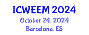 International Conference on Water, Energy and Environmental Management (ICWEEM) October 24, 2024 - Barcelona, Spain
