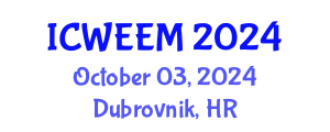 International Conference on Water, Energy and Environmental Management (ICWEEM) October 03, 2024 - Dubrovnik, Croatia