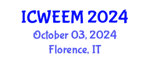 International Conference on Water, Energy and Environmental Management (ICWEEM) October 03, 2024 - Florence, Italy