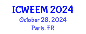 International Conference on Water, Energy and Environmental Management (ICWEEM) October 28, 2024 - Paris, France