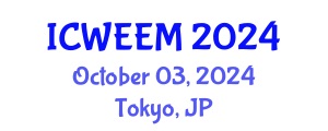 International Conference on Water, Energy and Environmental Management (ICWEEM) October 03, 2024 - Tokyo, Japan