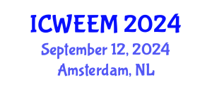 International Conference on Water, Energy and Environmental Management (ICWEEM) September 12, 2024 - Amsterdam, Netherlands
