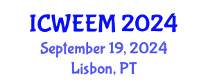 International Conference on Water, Energy and Environmental Management (ICWEEM) September 19, 2024 - Lisbon, Portugal