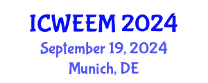 International Conference on Water, Energy and Environmental Management (ICWEEM) September 19, 2024 - Munich, Germany