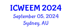 International Conference on Water, Energy and Environmental Management (ICWEEM) September 05, 2024 - Sydney, Australia