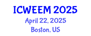International Conference on Water, Energy and Environmental Management (ICWEEM) April 22, 2025 - Boston, United States
