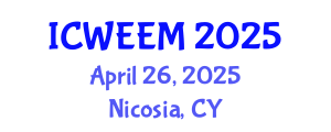 International Conference on Water, Energy and Environmental Management (ICWEEM) April 26, 2025 - Nicosia, Cyprus