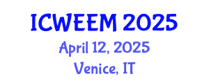 International Conference on Water, Energy and Environmental Management (ICWEEM) April 12, 2025 - Venice, Italy