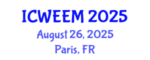 International Conference on Water, Energy and Environmental Management (ICWEEM) August 26, 2025 - Paris, France