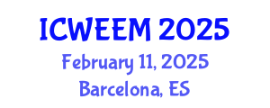 International Conference on Water, Energy and Environmental Management (ICWEEM) February 11, 2025 - Barcelona, Spain