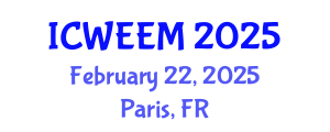 International Conference on Water, Energy and Environmental Management (ICWEEM) February 22, 2025 - Paris, France
