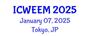 International Conference on Water, Energy and Environmental Management (ICWEEM) January 07, 2025 - Tokyo, Japan