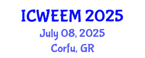 International Conference on Water, Energy and Environmental Management (ICWEEM) July 08, 2025 - Corfu, Greece