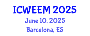 International Conference on Water, Energy and Environmental Management (ICWEEM) June 10, 2025 - Barcelona, Spain
