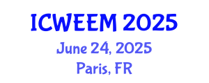 International Conference on Water, Energy and Environmental Management (ICWEEM) June 24, 2025 - Paris, France
