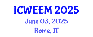 International Conference on Water, Energy and Environmental Management (ICWEEM) June 03, 2025 - Rome, Italy