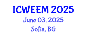 International Conference on Water, Energy and Environmental Management (ICWEEM) June 03, 2025 - Sofia, Bulgaria