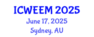 International Conference on Water, Energy and Environmental Management (ICWEEM) June 17, 2025 - Sydney, Australia