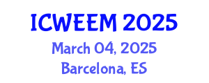 International Conference on Water, Energy and Environmental Management (ICWEEM) March 04, 2025 - Barcelona, Spain