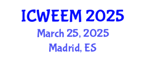 International Conference on Water, Energy and Environmental Management (ICWEEM) March 25, 2025 - Madrid, Spain