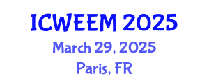 International Conference on Water, Energy and Environmental Management (ICWEEM) March 29, 2025 - Paris, France