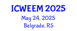International Conference on Water, Energy and Environmental Management (ICWEEM) May 24, 2025 - Belgrade, Serbia