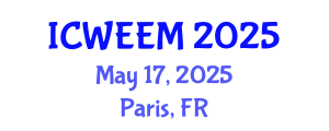 International Conference on Water, Energy and Environmental Management (ICWEEM) May 17, 2025 - Paris, France