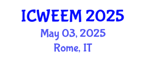 International Conference on Water, Energy and Environmental Management (ICWEEM) May 03, 2025 - Rome, Italy