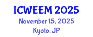 International Conference on Water, Energy and Environmental Management (ICWEEM) November 15, 2025 - Kyoto, Japan