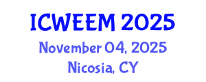 International Conference on Water, Energy and Environmental Management (ICWEEM) November 04, 2025 - Nicosia, Cyprus